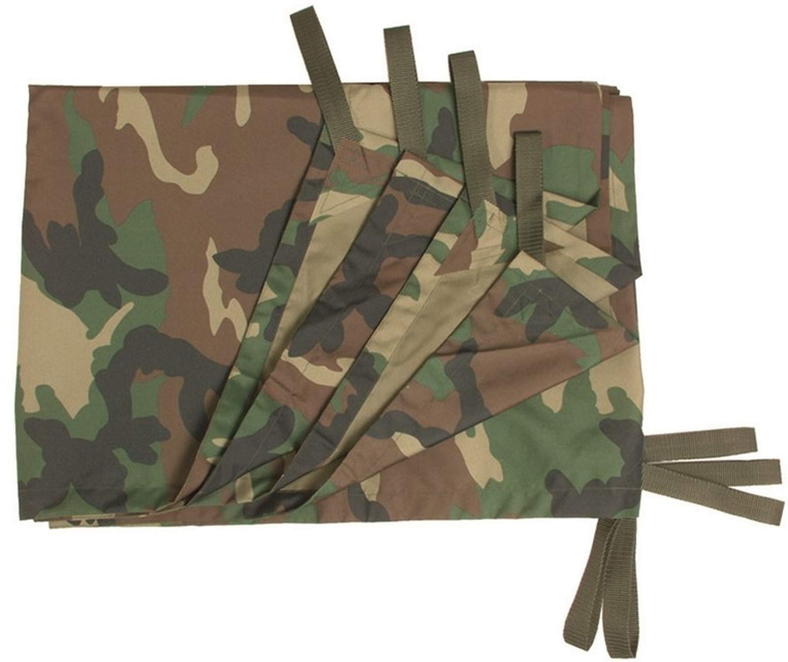MULTIPURPOSE PLANE TARPAULIN CAMPING TARP BUSHCRAFT FESTIVAL BASHA WOODLAND CAMO