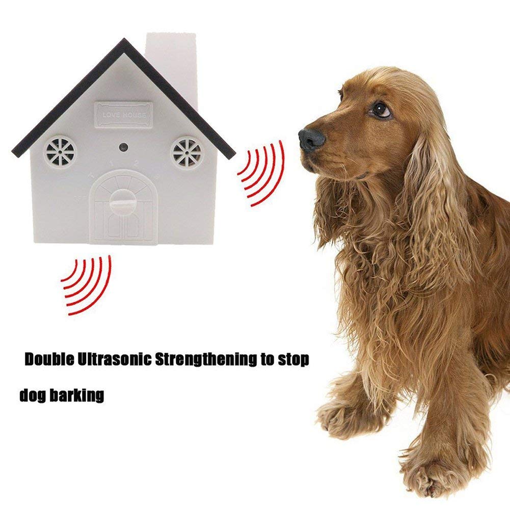 Contrôle des aboiements de Chien à ultrasons intérieur extérieur Anti-aboiement Dispositif d'arrêt de Silencieux Livraison directe