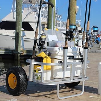 Anglers Fish-N-Mate 808 Fishing Trolley with Pier Tiers