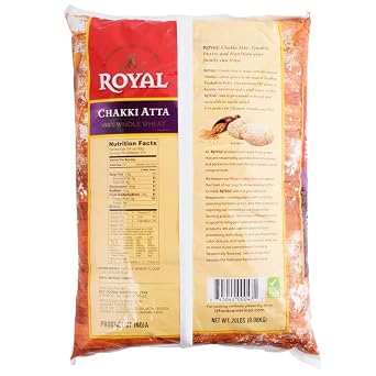 Royal Chakki Atta 100% Whole Wheat Flour - 20 lb. By TableTop King