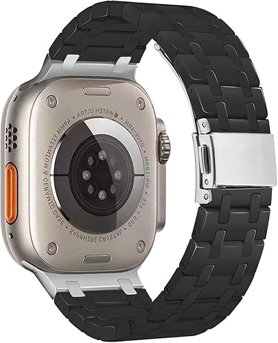 Miniatura 9 de Correas de resina para Apple Watch, correa de resina de tortuga para iWatch compatible con iWatch Series SE7654321 de 1.496 pulgadas, 1.575