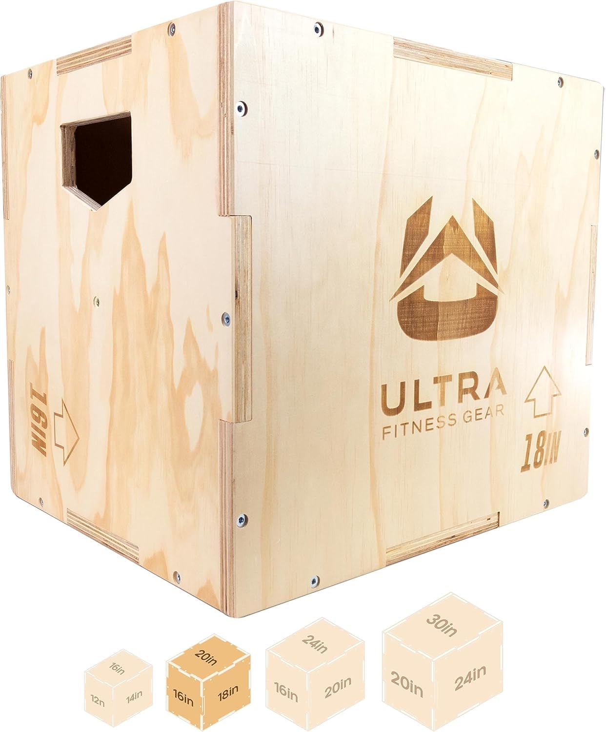 Amazon | Ultra Fitness Gear 木製プライオボックス 31プライオ