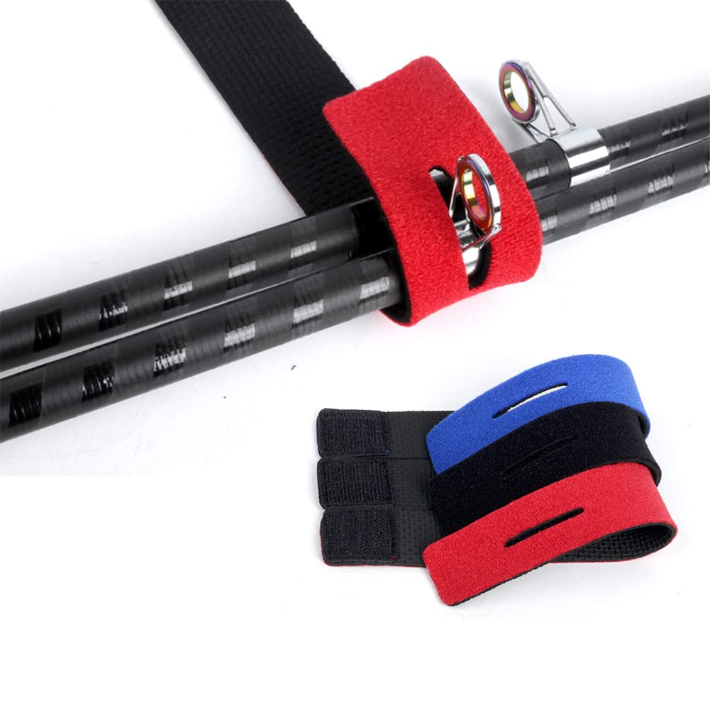 6 Set Di Cinghie Elastiche Protettive Per Canne Da Pesca – Fascette In Neoprene Antigraffio – Ideali Per Trasporto E Ripostiglio - 4