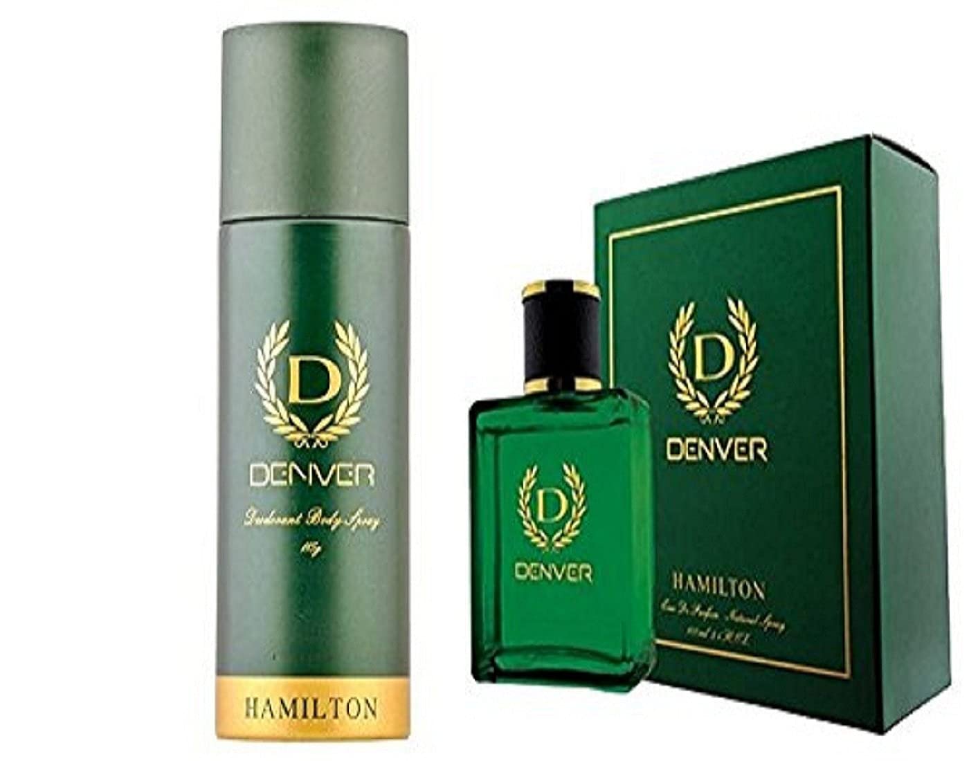 Denver Hamilton Perfume-100 ml and Denver Hamilton Deodorant Body Spray-165 ml (Combo Set)