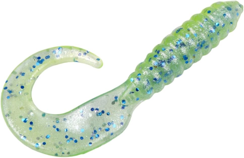 Strike King Mr. Crappie Grub Bait Blue Grass