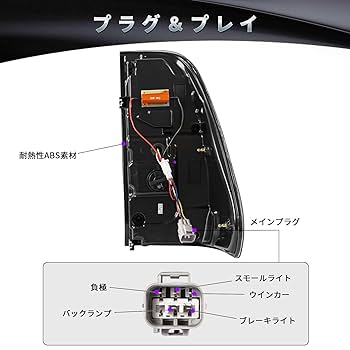 Amazon | Archaic トヨタ ハイラックス GUN125 テールランプ