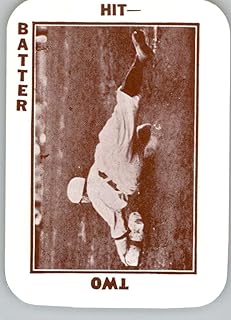 1973 TCMA 1913 Tom Barker Card Game (WG6) (reprint) #NNO Game Action - Batter Hit/Two Replica MLB Baseball Card in Raw (NM or Better) Condition