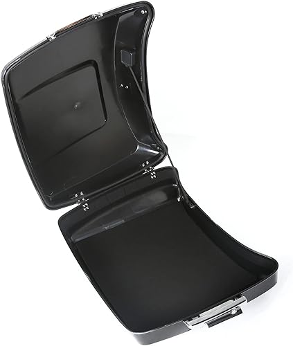 Miniatura 5 de ECOTRIC Chopped Tour Pack - Baúl + almohadilla de respaldo compatible con Harley Touring Road King Road Glide Street Glide Electra Glide con