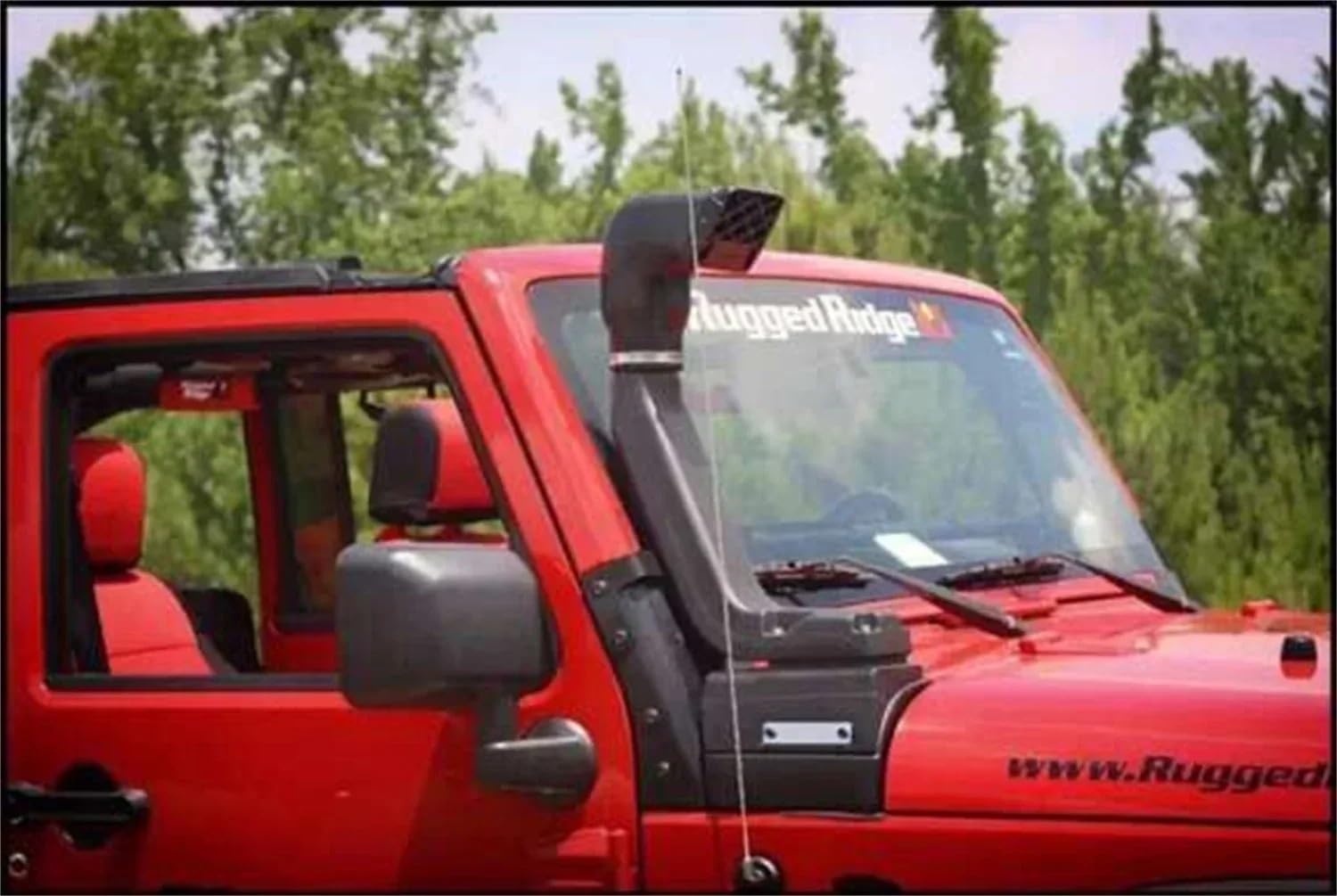 Układ dolotowy sportowy Pasuje do Jeep Wrangler JK 07-17 Snorkel Offroad części samochodowe akcesoria powietrza Ram Rura dolotowa