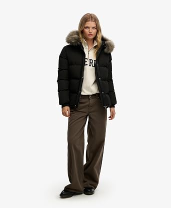 Superdry Damen Everest Classic Pufferjacke