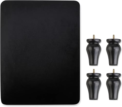 Miniatura 8 de YOYETECO Taburete pequeño otomano con patas de madera estables tapizado, reposapiés acolchado, reposapiés para camas altas, silla de asiento, sofá,