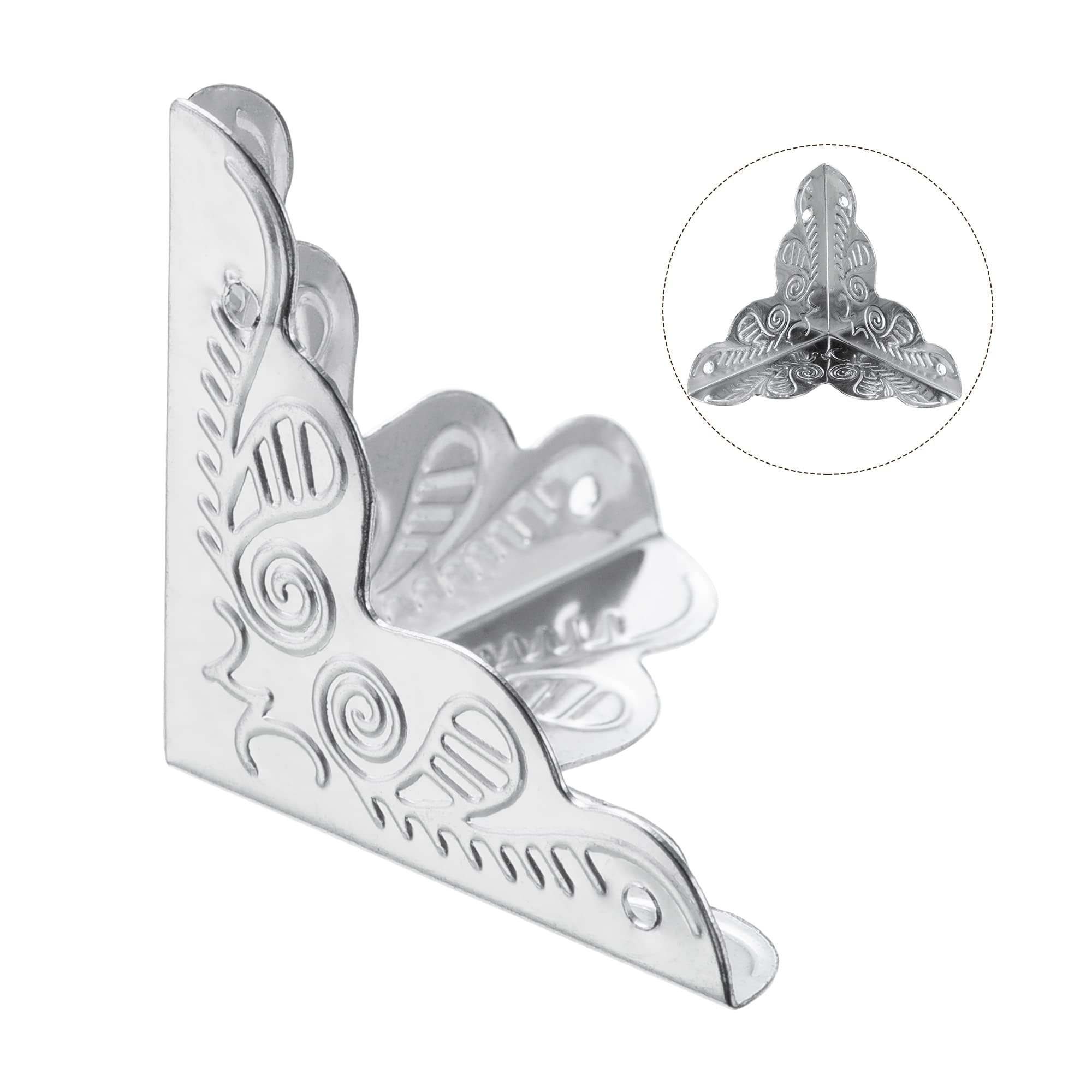 TA-VIGOR 8Pcs Metal Corner Protectors, 25 x 25 x 25mm Edge Guard Decorative Corner Bracket - Image 4