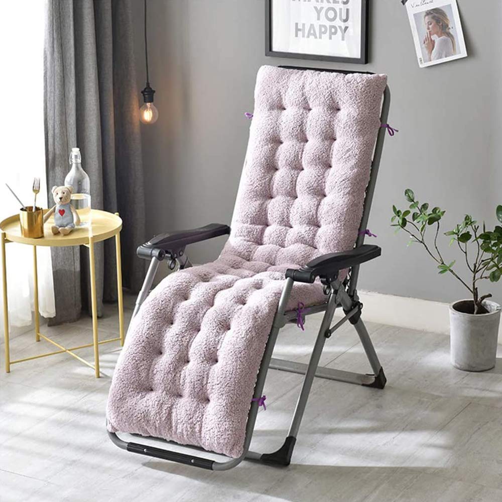 Coussin matelas pour fauteuil de jardin en coton doux violet de qualité supérieure pour patio chic