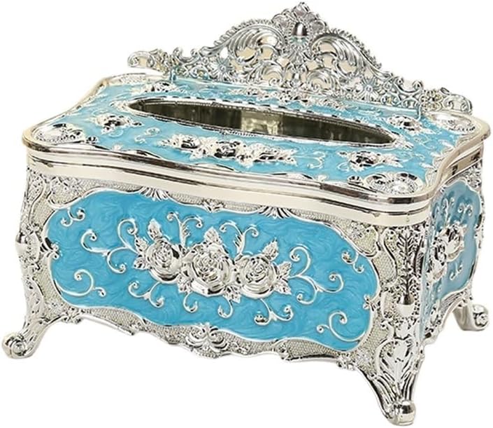 Tissue Box Ktv Crown Acrylic Drawing Paper Hotel Living Room Toilet Napkin(Gray)