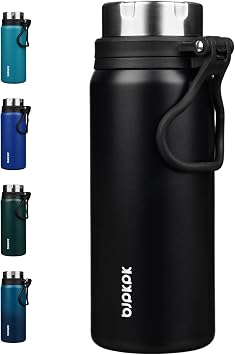 BJPKPK 25oz Insulated Water Bottle, Stainless Steel Bottle with Handle