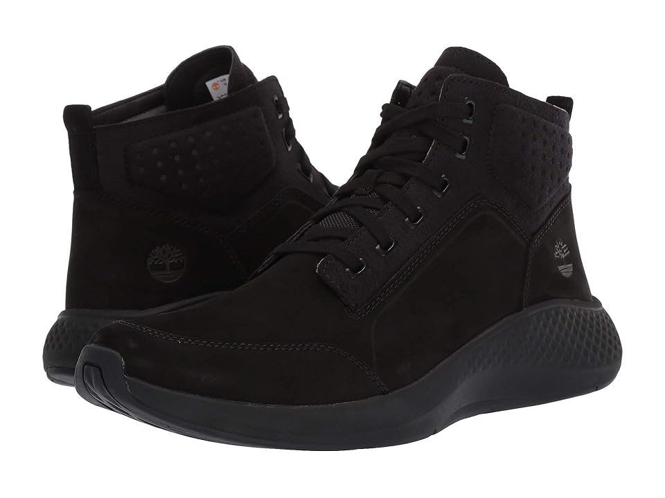 

Timberland FlyRoam Go Leather Chukka (Jet Black) Men's Lace up casual Shoes