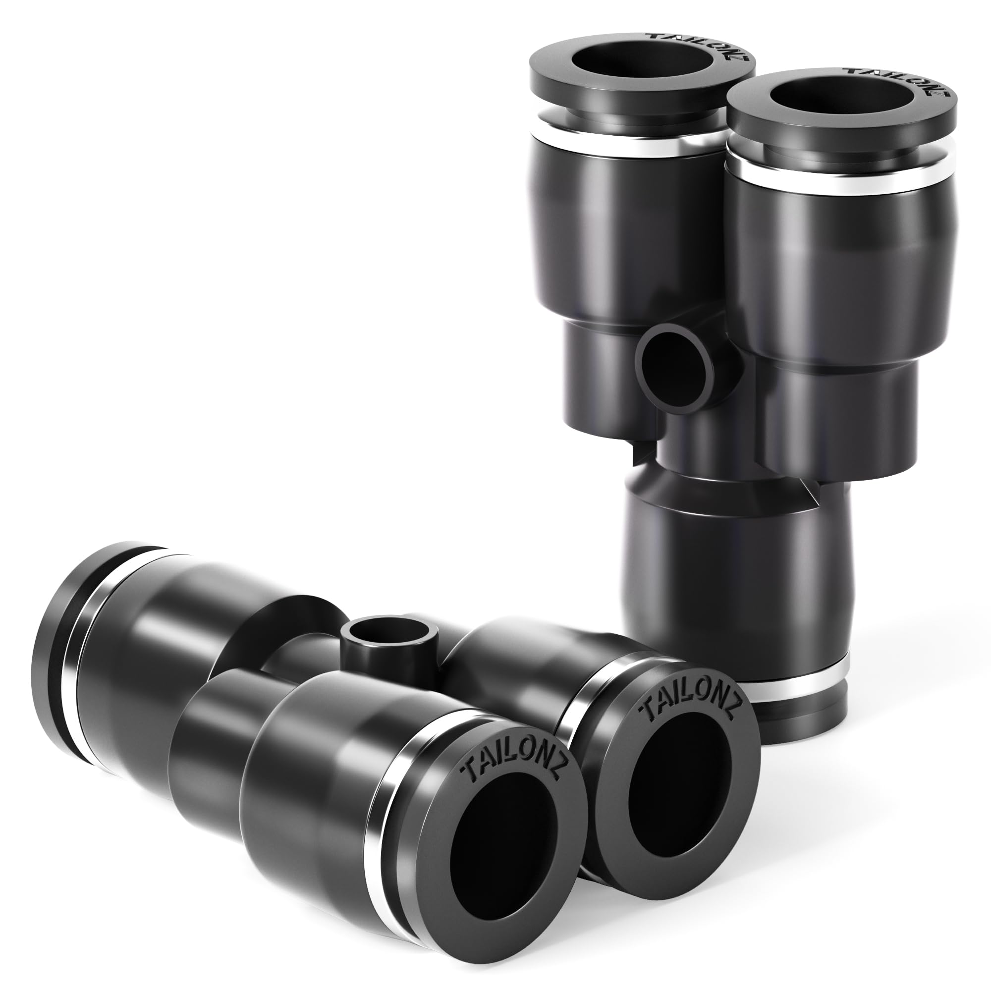 TAILONZ 1/4" Y-Splitter Push-to-Connect Fitting PY-1/4 10Pcs