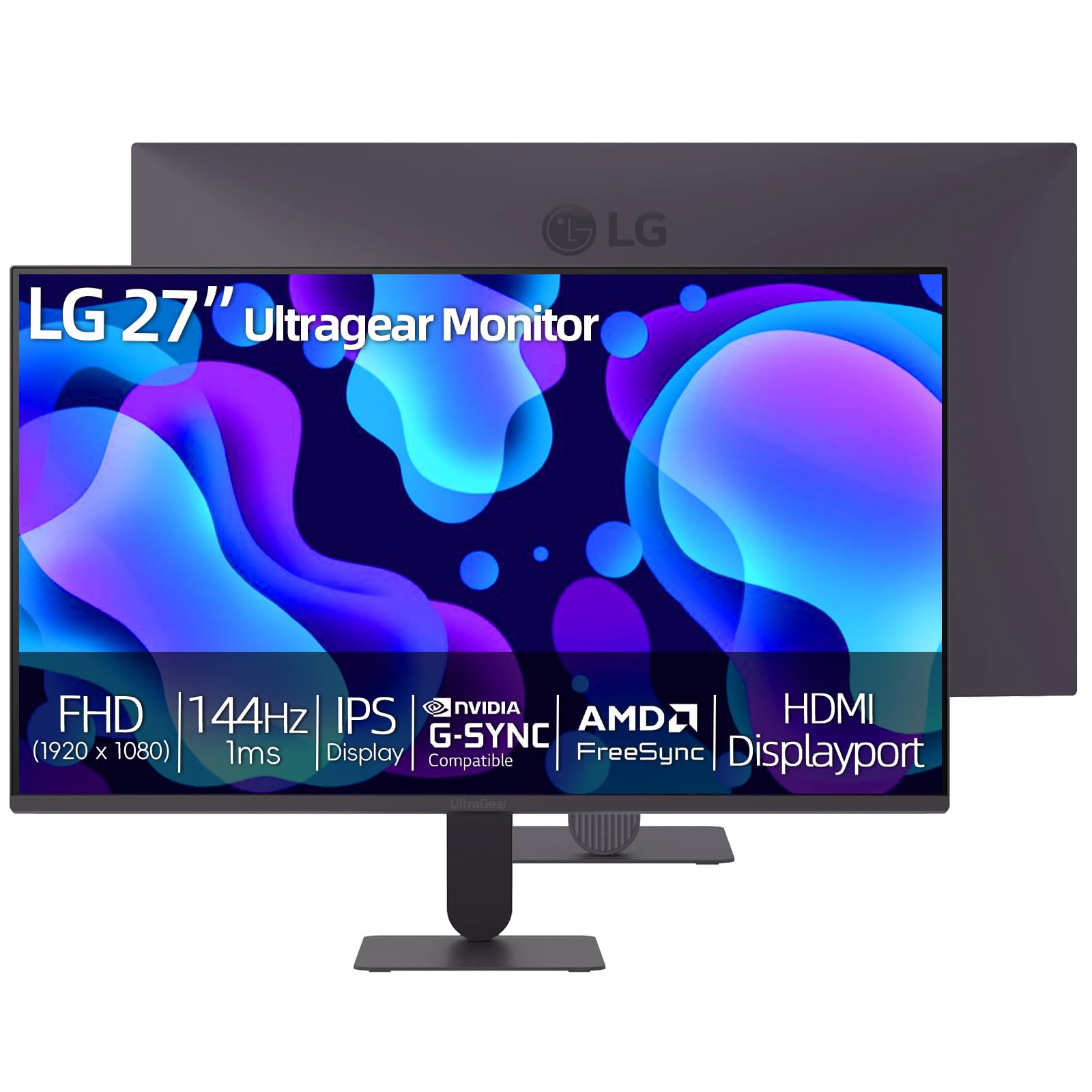 Amazon.com: LG 27 inch Ultragear Gaming Monitor, Full HD IPS