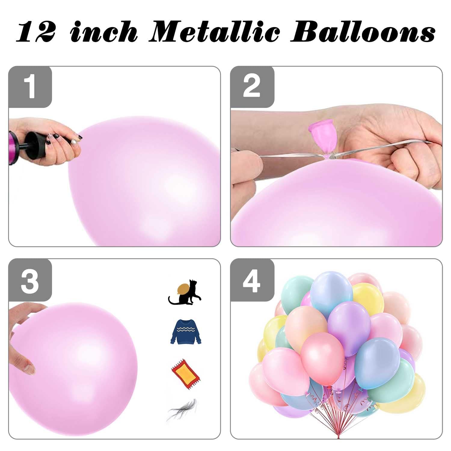 50 Ballons Multicolores - Créalia - Ballons - Décorer La Maison - Fêtes