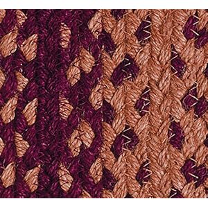 Braided Rectangle Area Rug 4' x 6' Vintage Star Design Jute Fabric Mat Braided Rectangle Area Rug 4 x 6 Vintage Star Design Jute Fabric Mat