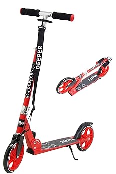 ランニングキックスクーター Amazon.co.jp: DEEPER キックスクーター 8インチ D-KS205