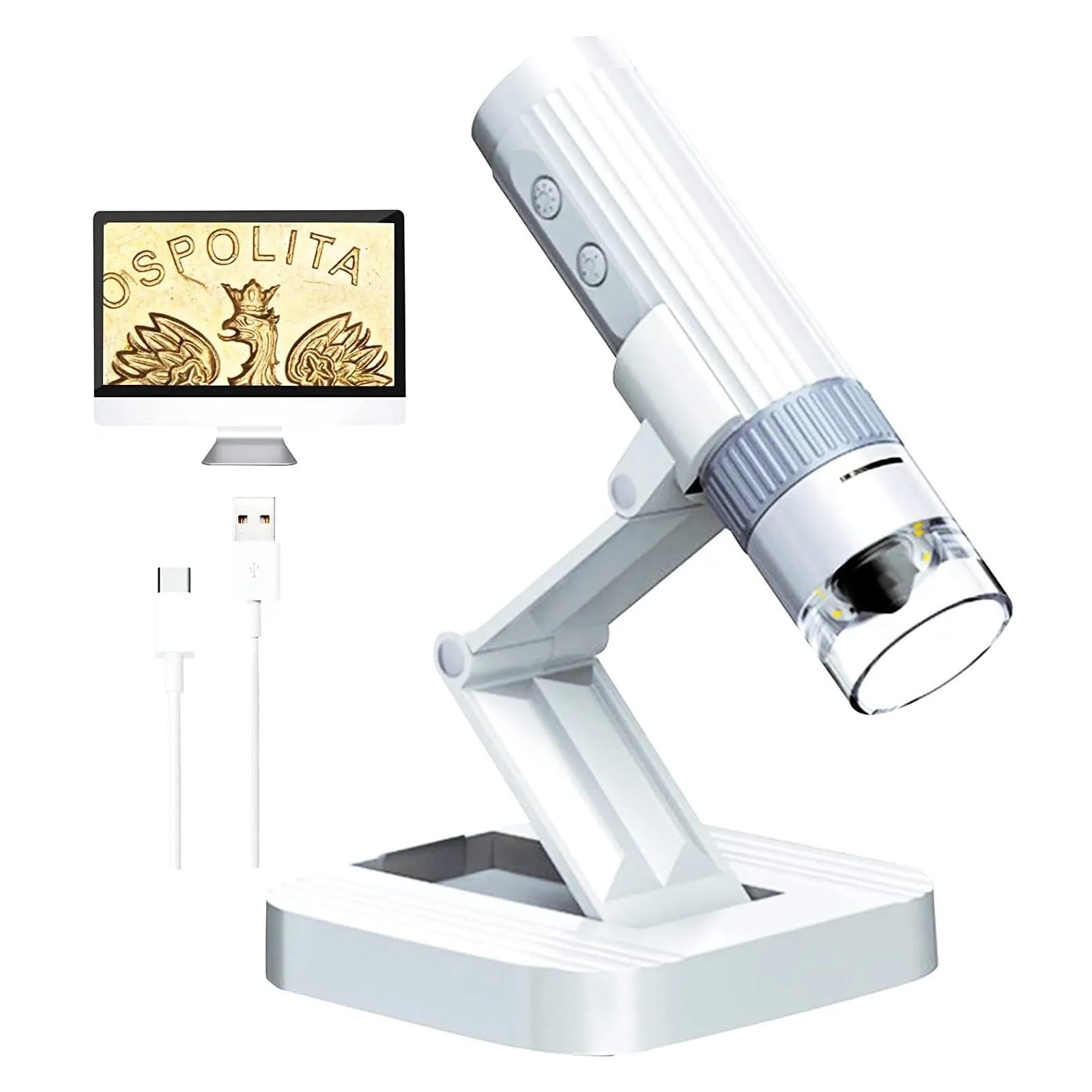 Digital Microscope HD 1080P LED USB WiFi Mobile Phone Camera For Smartphone PCB Inspection Tools(W1-W)