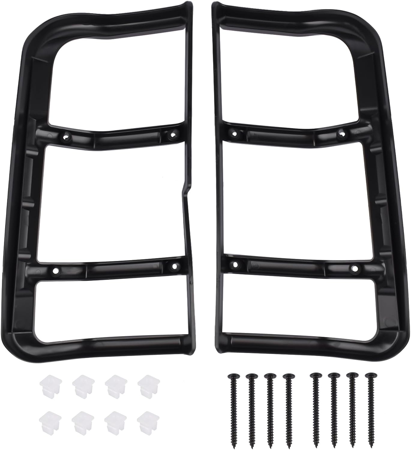 GELUOXI 2PCS Rear Tail Light Lamp Guards Set Replacement for Land Rover Discovery 2 1999-2004#STC53194