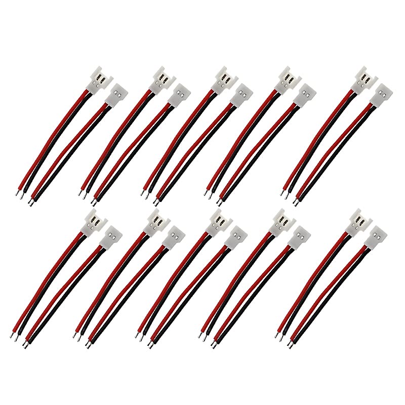 SPARKHOBBY 20 PCS 51005 1S Lipo Battery Balance Charger Cable Molex 51005 Male Female Plug 2.0mm Pitch for RC Models Indoor Drone ACCS Part (20pairs 51005)