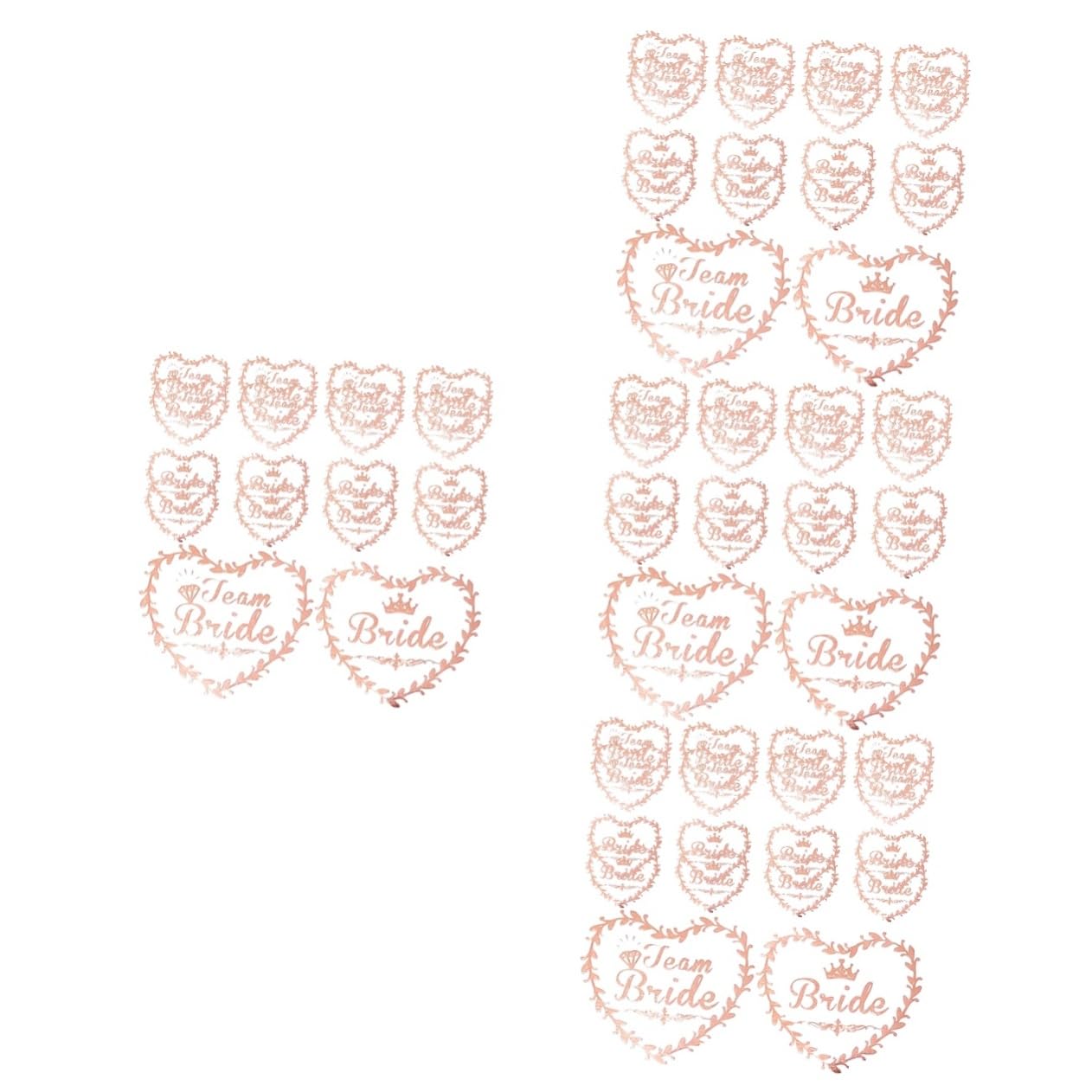 FOMIYES 160piezas Tatuajes Temporales Para Damas De Honor De Pegatinas Para Fiesta De Despedida De Soltera Accesorios De Boda Creativos y Divertidos Para Decoración Bodas y Celebraciones