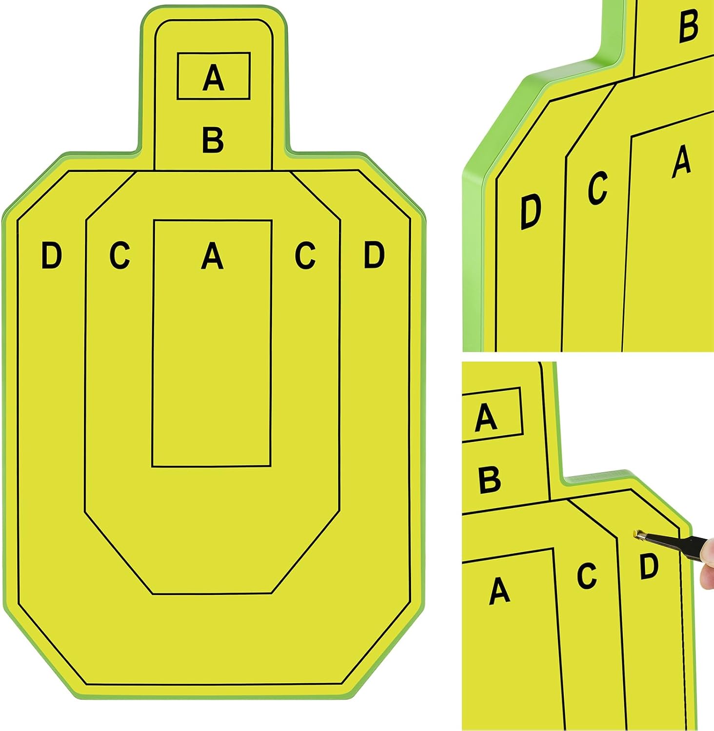 Syhood Ar500 Steel Target, 3/8" Thick Shooting Metal