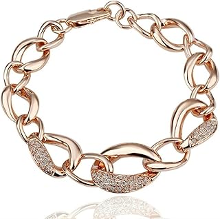 Bracciale di Gioielli Donne Anniversario di Nozze di Cristallo del Collegamento di Artiglio