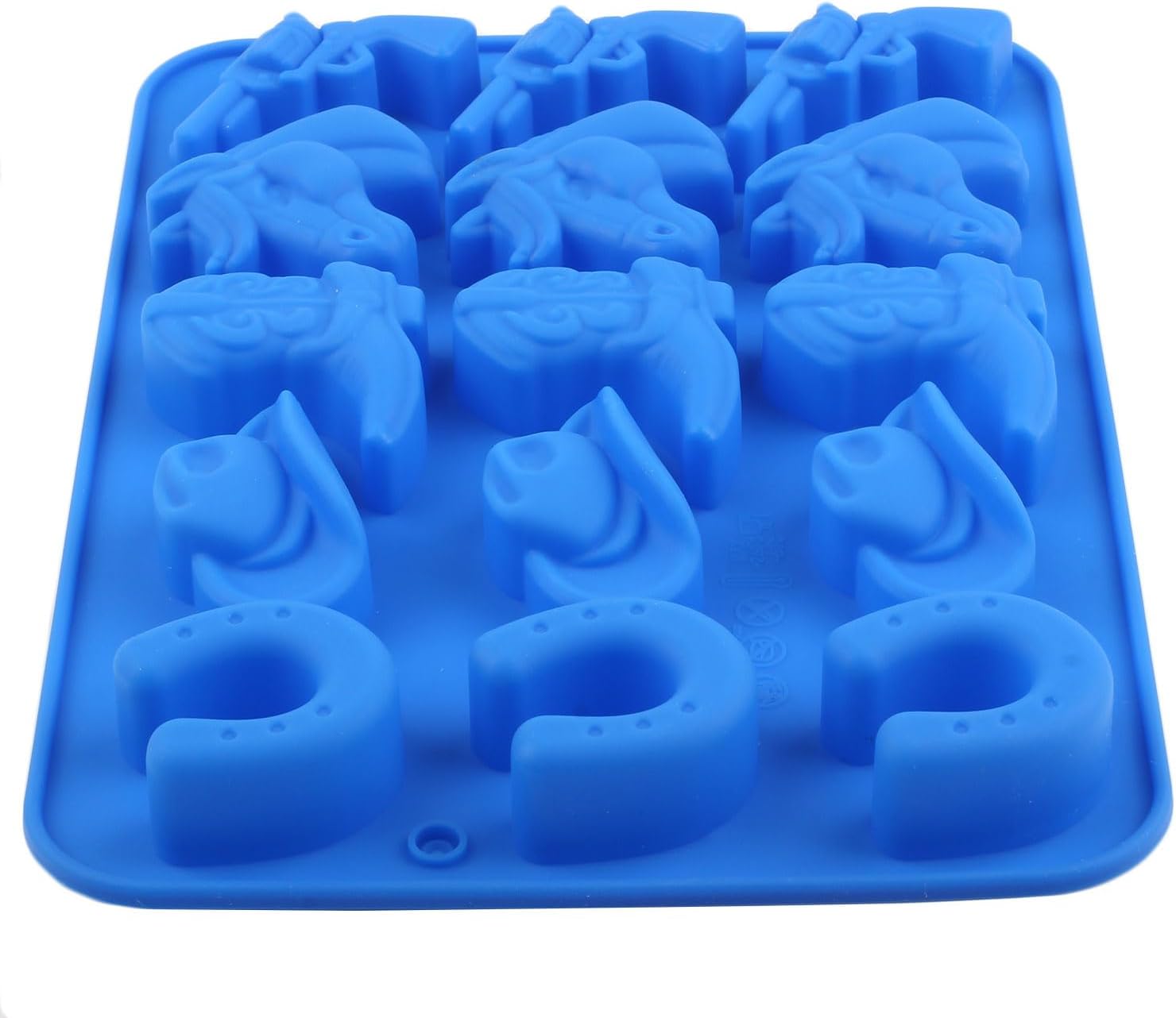 15 Cavity Cowboy Silicone Candy Molds