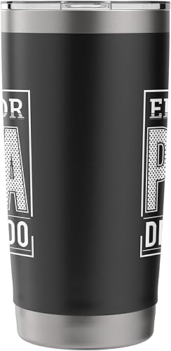 Miniatura 4 de El Mejor Papa del Mundo - Vaso aislado de acero inoxidable con diseño de papá mexicano español