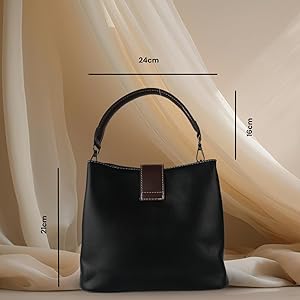 ❤️✴babu✴️❤️ バッグ ショルダー グラニー Buy BAGABU Elegant Black Sling Bag for Women Dual-Strap, Vegan