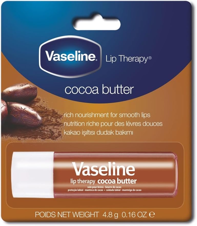 Lip Therapy Cocoa Butter Lip Balm With Pure Jelly |Cocoa Butter & Shea Butter For Soft & Glowing Lips |Nourishes & Protects Lips | Non-greasy Lip Moisturizer for Naturally Tinted Lips |4.8 gm