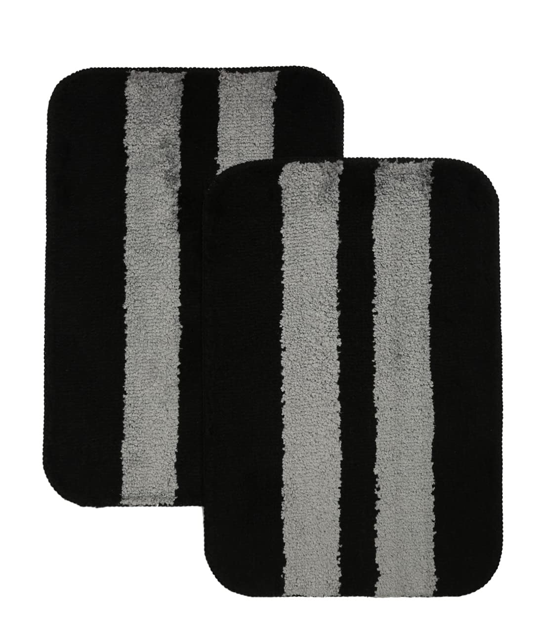 HOMETALES - Anti Skid Durable Door Mat (60 X 40 cm), Black