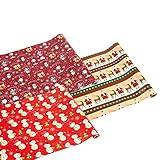 Juvale Gift Wrapping Paper Rolls, Pack of 3, Narrow and Long, Christmas Theme Wrapping Paper - Shiny Xmas Gift Wrap, 17.3 x 1.4 Feet, Assorted Colors