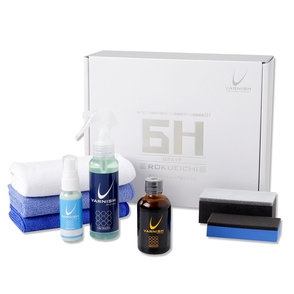 ユアーズ　最新ROKUEICHI ガラスコーティング施工セット 6H 80ml Amazon | YOURS(ユアーズ): ガラスコーティング剤 6H ロクエイチ 超撥