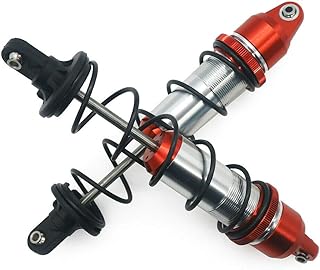 2X Alloy Front Damper Shock Absorber Oil Filled Type 180mm for RC Hobby Arrma 1-5 8S Kraton (Red)