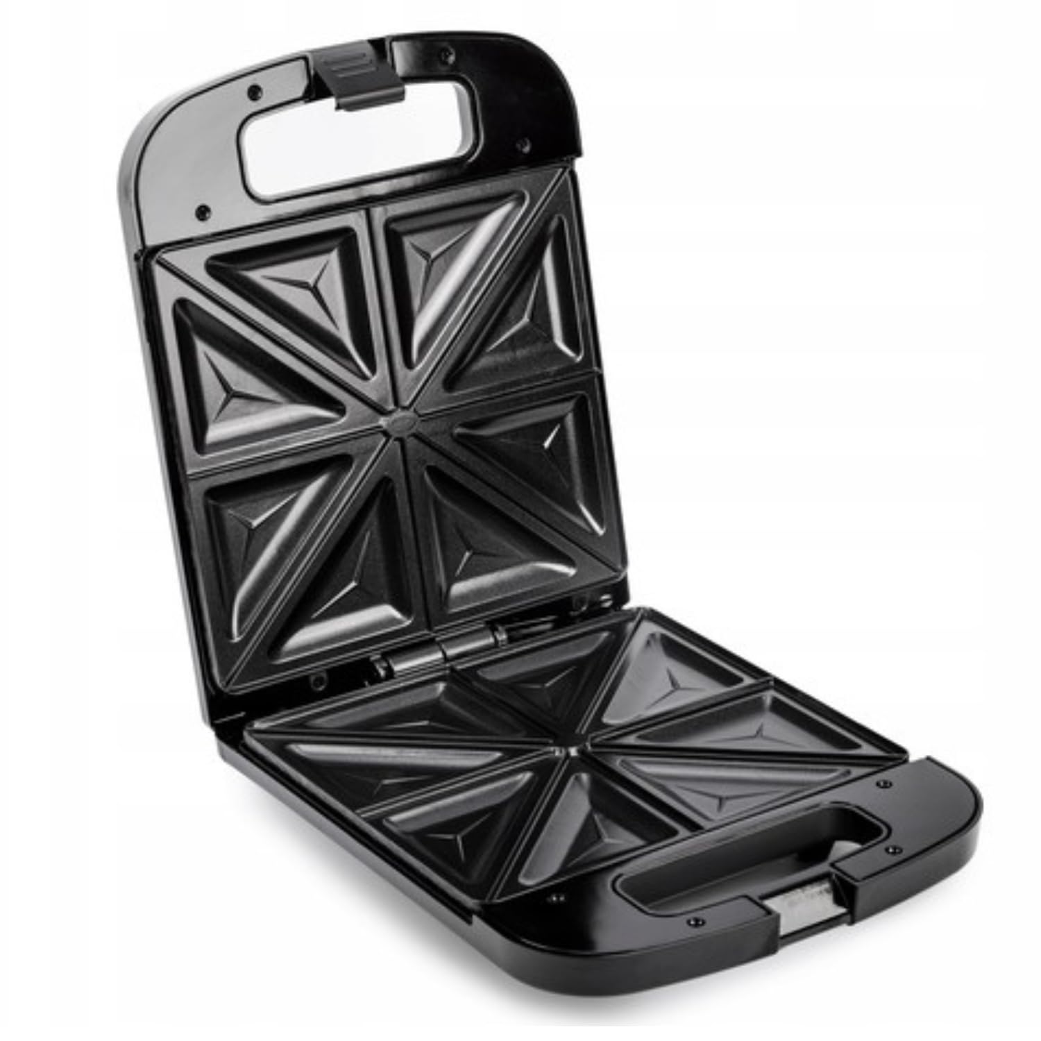 Sandwicheras eléctrica para sándwiches XXL para 4 sándwiches, 1400 W, negro