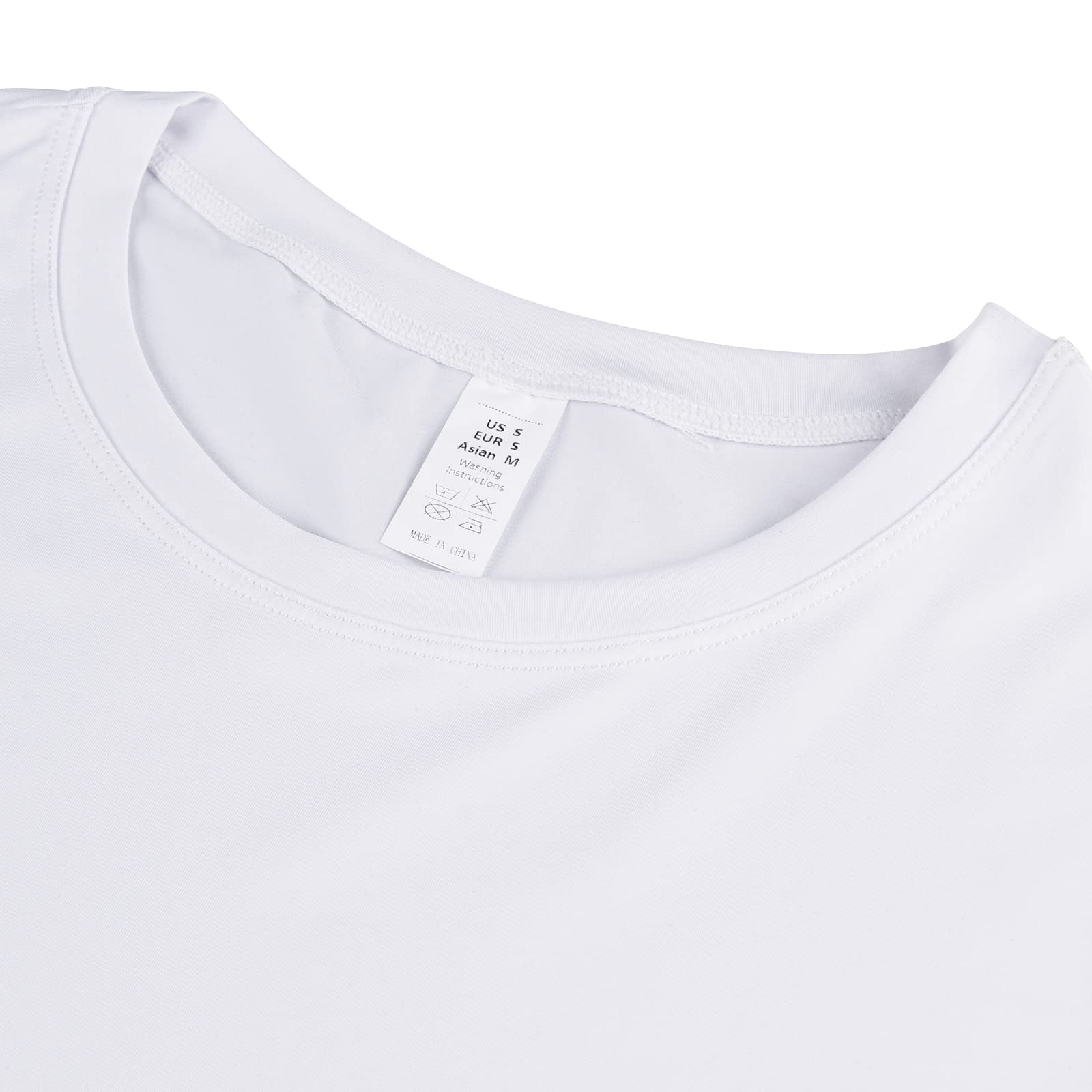 HomyComy Maglia a Compressione Uomo Maniche Corte T-Shirt Running Maglia Sportiva da Ciclismo Fitness