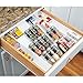 Dial Industries Expandable Kitchen Drawer Spice and Season Jar Organizer Tray
