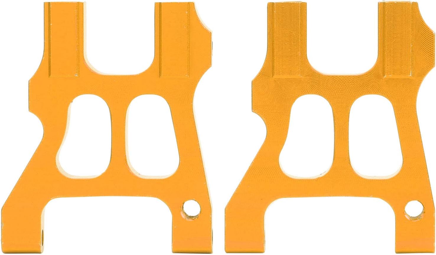 RC Aluminum Alloy Rear Suspension Arm Upgrade Parts High Performance Durable Lightweight for HSP 94122 1/10 RC Car Model Accessory (Orange)