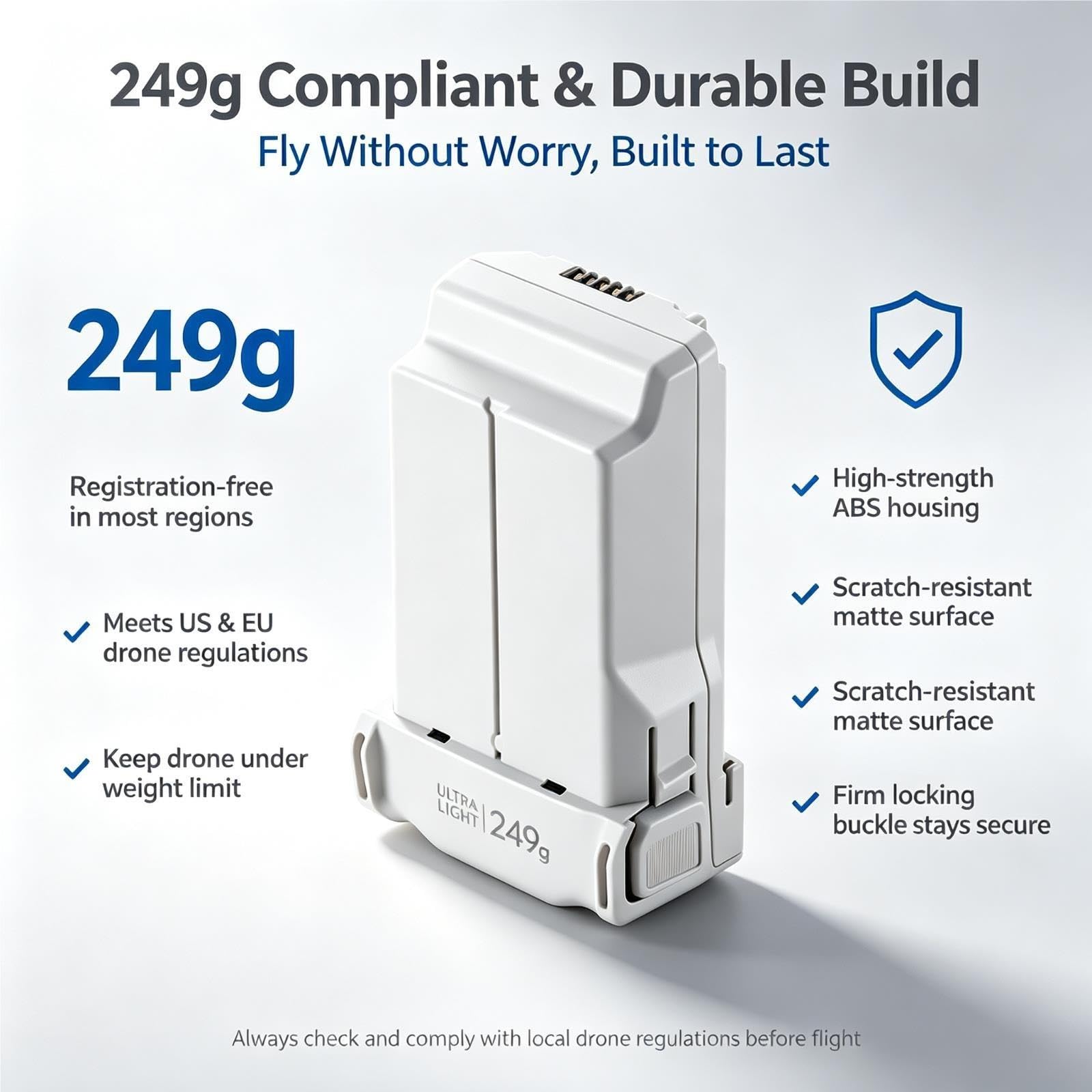 Batteria di volo intelligente Mini 3 Pro 3850mAh compatibile con DJI