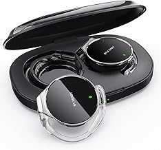 On Ear Headphones Bluetooth 5.4, Noise Cancelling Open Ear Headphones Wireless, Water-Drop Shaped Clip On Sport Headset Bluetooth with 4 Microphone, Comfort Fit Earphones with Long Battery Life