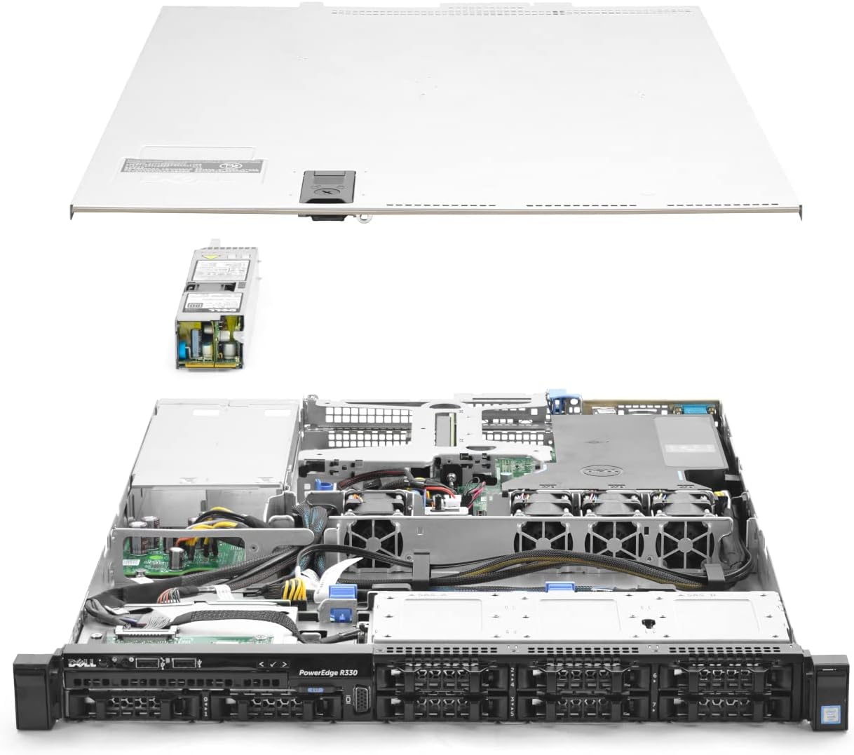 Dell PowerEdge R330 Servidor E3-1225v5 3.30Ghz 16GB 8X 2TB SSD H330 Renovado