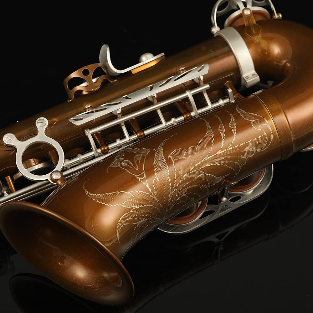 Rollins Saxophone alto RSA-X8,E flat Selmer 54-Key,Matière laiton,cuivre nu
