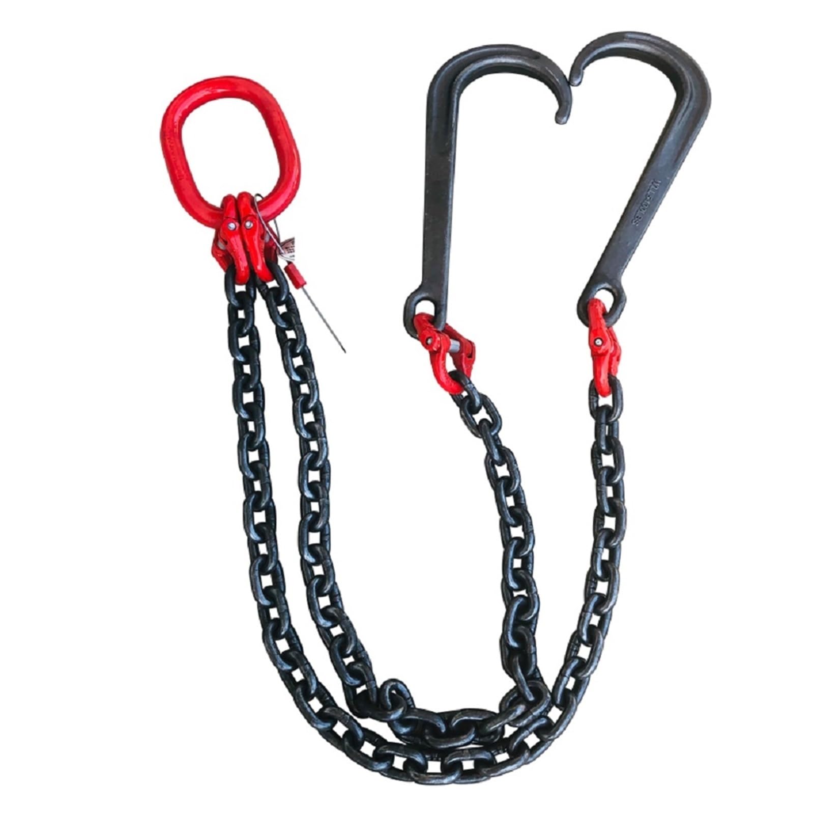 MYUYEE Chain Hoist, Chain Sling,2Ton-5Ton 0.5M-2M Trailer Double Hook Wrecker Rescue Vehicle Accessories High Strength Winch Towing Rope,Flexible Enough (1 3Tx1M)