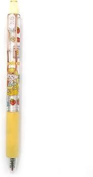 Bunny Girl Anime Cartoon Hallo Ballpoint Pen Kawaii Kity Kitten Neutral Pen Black Ink 0.5mm Press Retractable Ballpoint Pen School Supplies Student Gifts Yellow