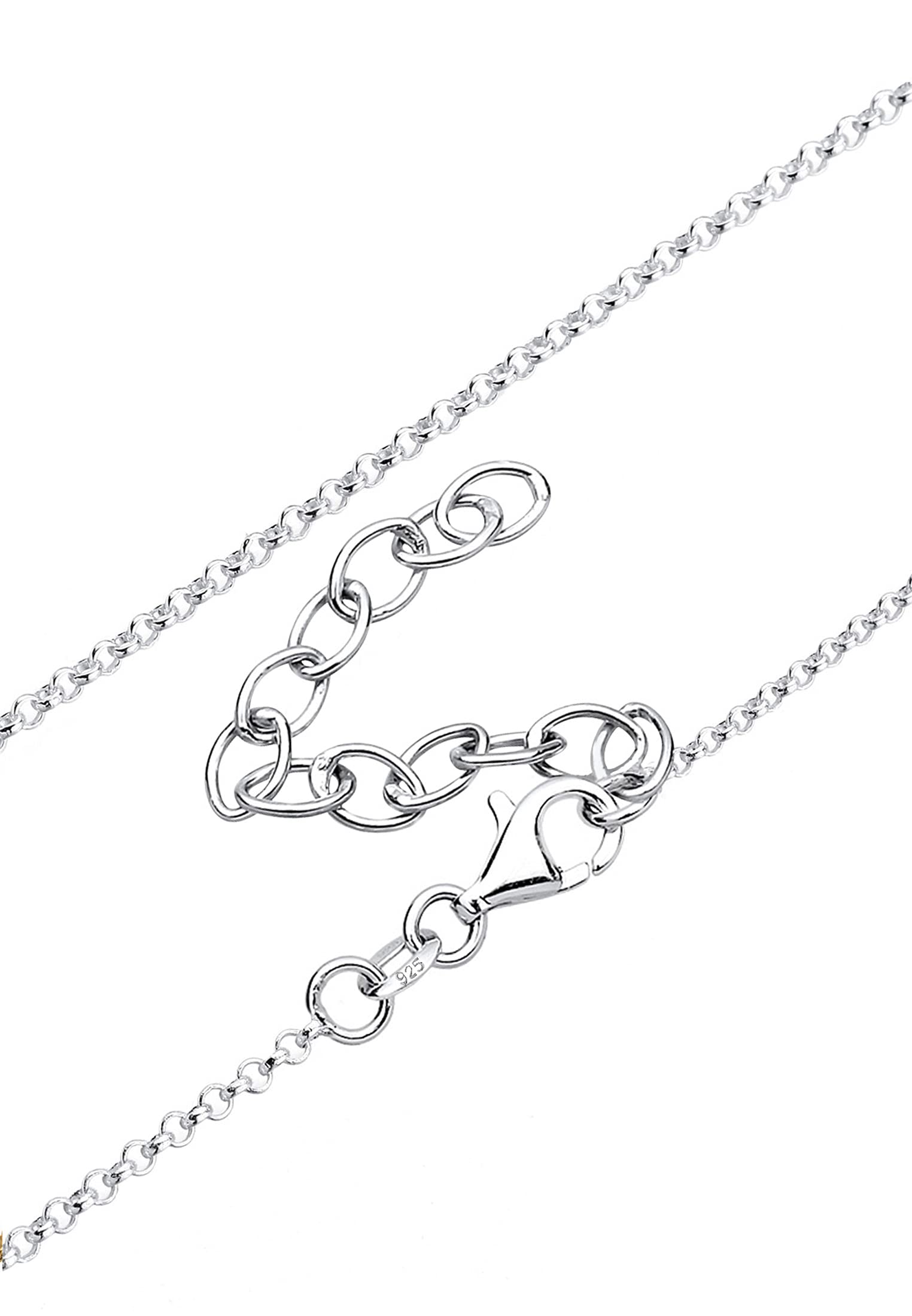 Elli Halskette Damen Klassisch Tropfen mit Bergkristall 925 Sterling Silber